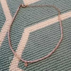 Pink sparkle crystal look Avon choker💖